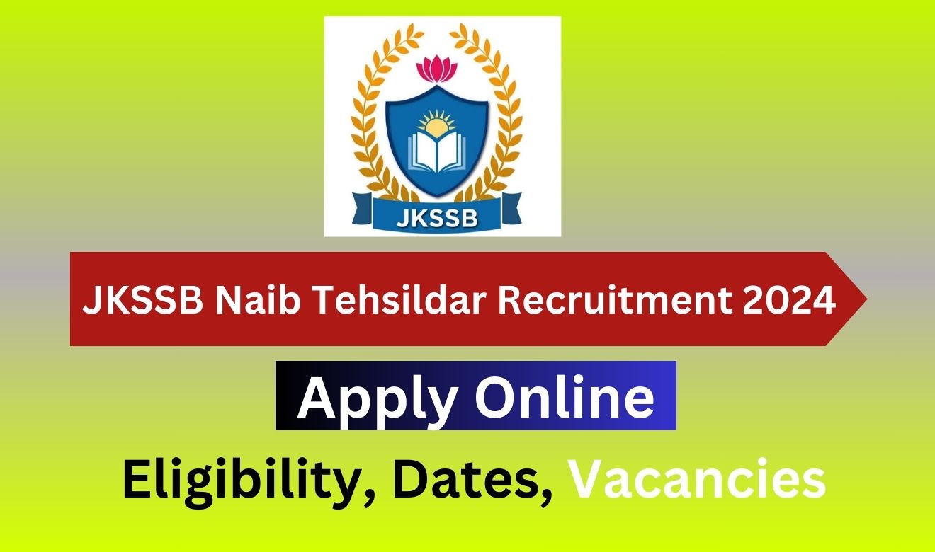 JKSSB Naib Tehsildar Recruitment 2024